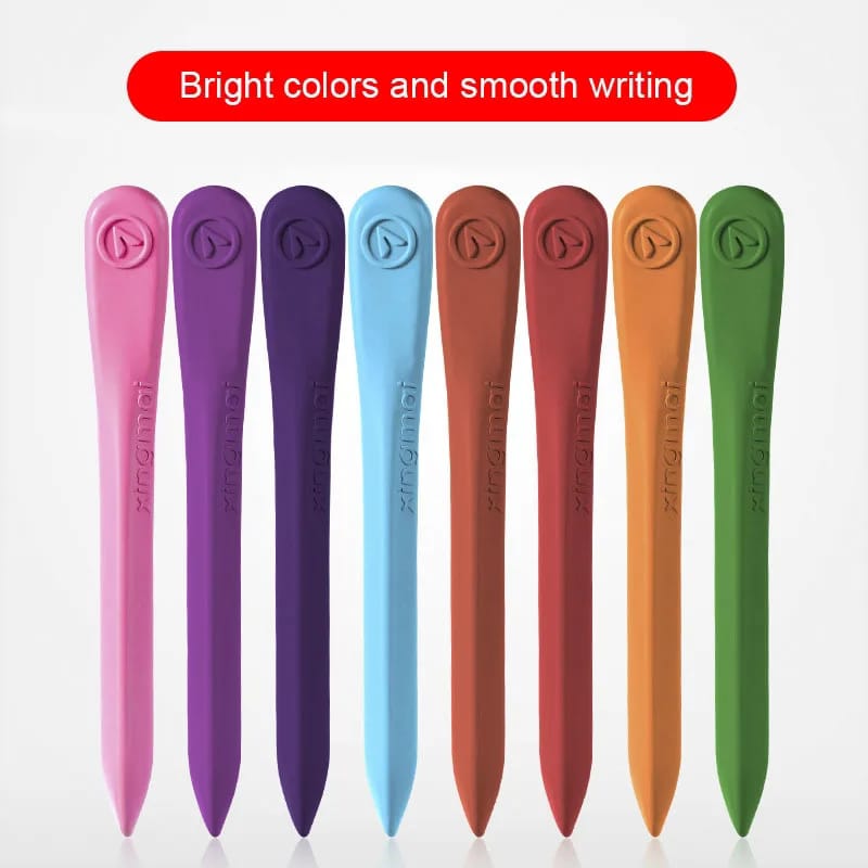 Restock Pack of 12 Art Supply Childs Plastic Crayons with Box