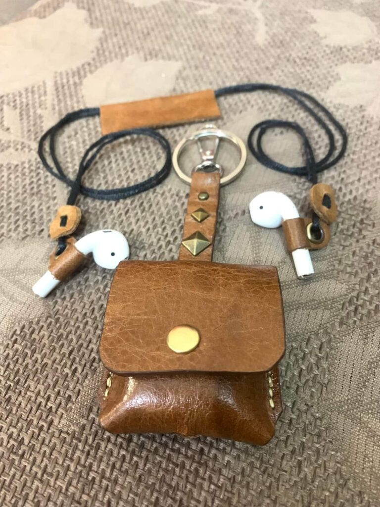 I earpods cover 100% leather hand made