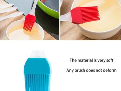 Pack of 2 Silicon Oil Brush For Baking and Bbq Random Colors