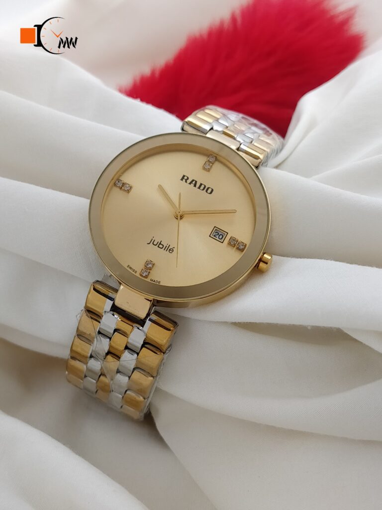 RADO FLORENCE JUBILE STAINLESS STEEL CHAIN DATE WORKING BUTTERFLY BACK LOCK