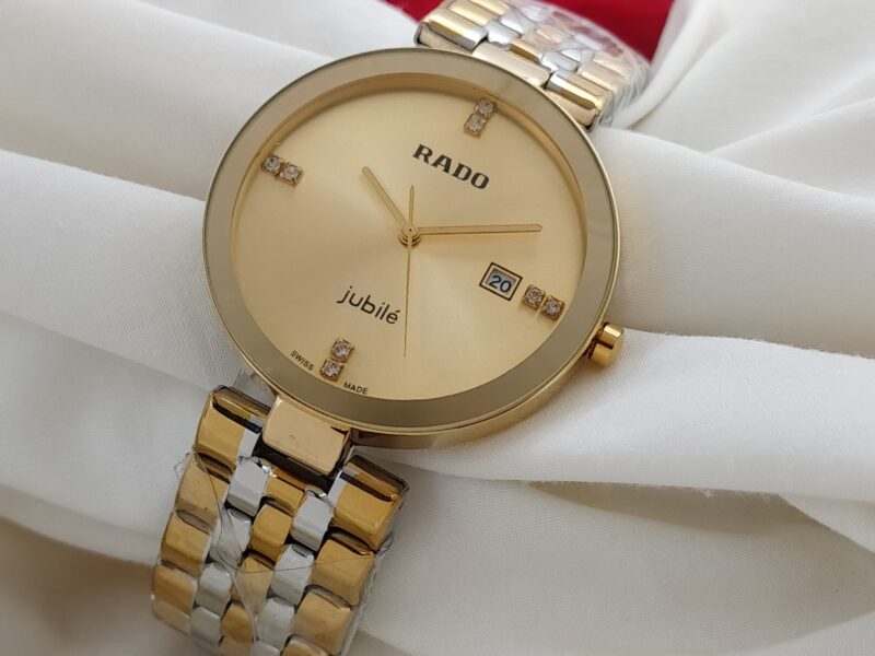 RADO FLORENCE JUBILE STAINLESS STEEL CHAIN DATE WORKING BUTTERFLY BACK LOCK