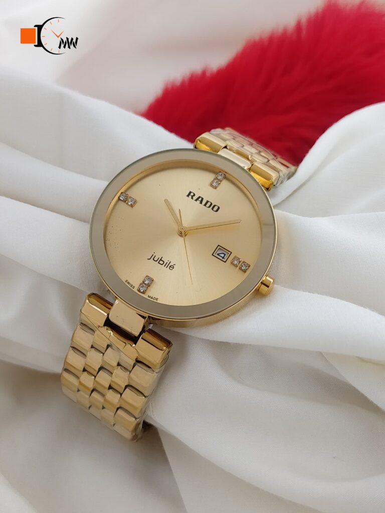 RADO FLORENCE JUBILE STAINLESS STEEL CHAIN DATE WORKING BUTTERFLY BACK LOCK