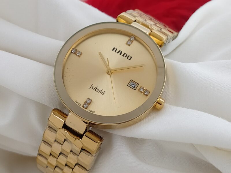 RADO FLORENCE JUBILE STAINLESS STEEL CHAIN DATE WORKING BUTTERFLY BACK LOCK