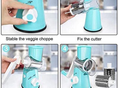 Multifunctional Manual Vegetable Drum Chopper Random Colors