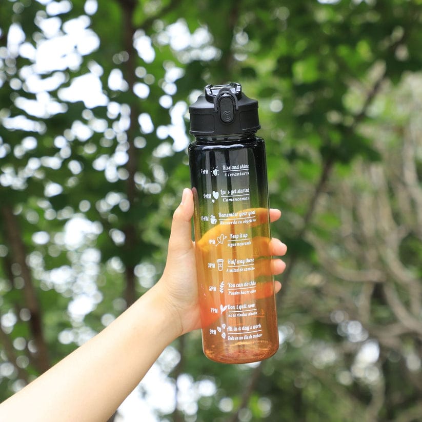 3Pcs Leakproof Water Bottle with Times Random Colors