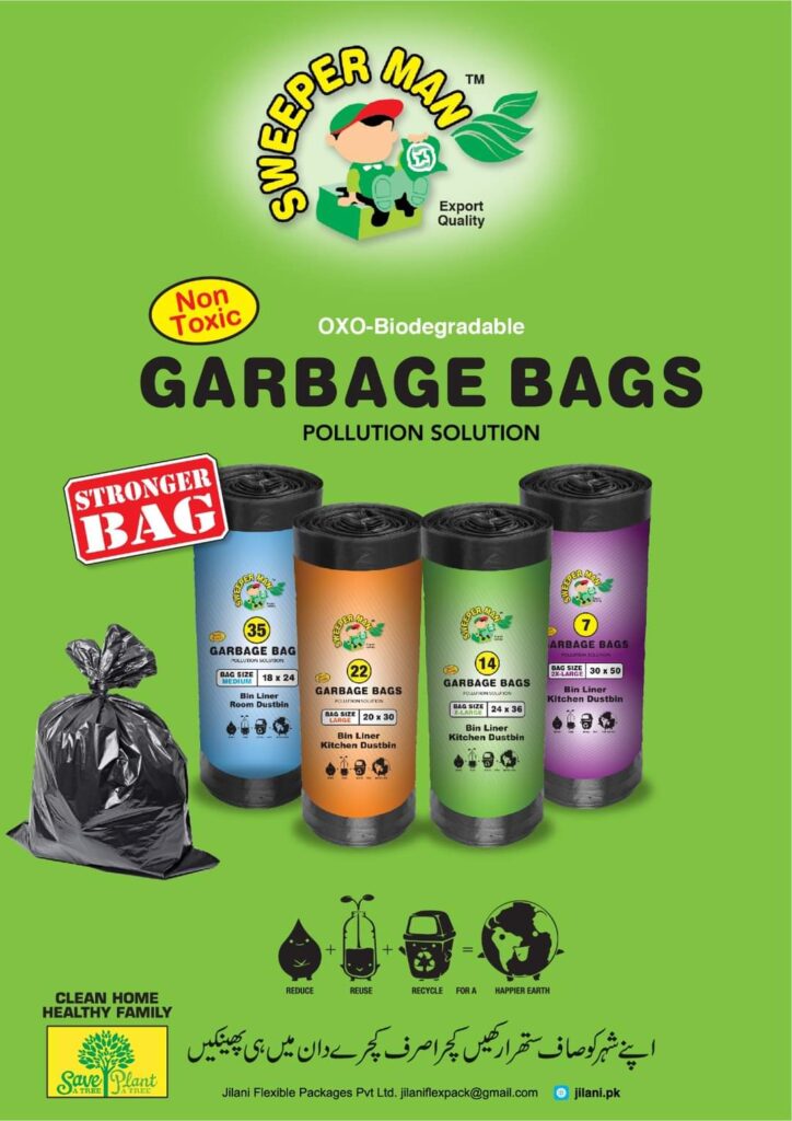 1 Roll Household Trash Bags Thicken Bucket Garbage Bag Size 20x30 Inch Sheets 22