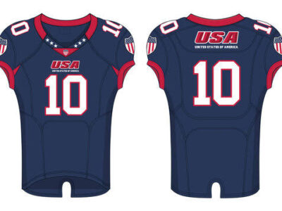 American football jersey