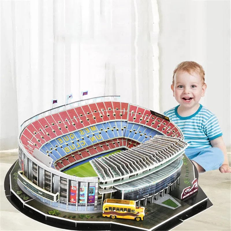 DIY Stadium Puzzle Game Toy Random Design