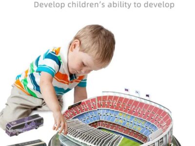 DIY Stadium Puzzle Game Toy Random Design