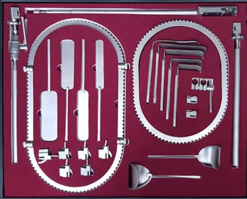 BOOKWALTER RETRACTOR COMPLETE SET FOR ABDOMINAL SURGERY STAINLESS STEEL