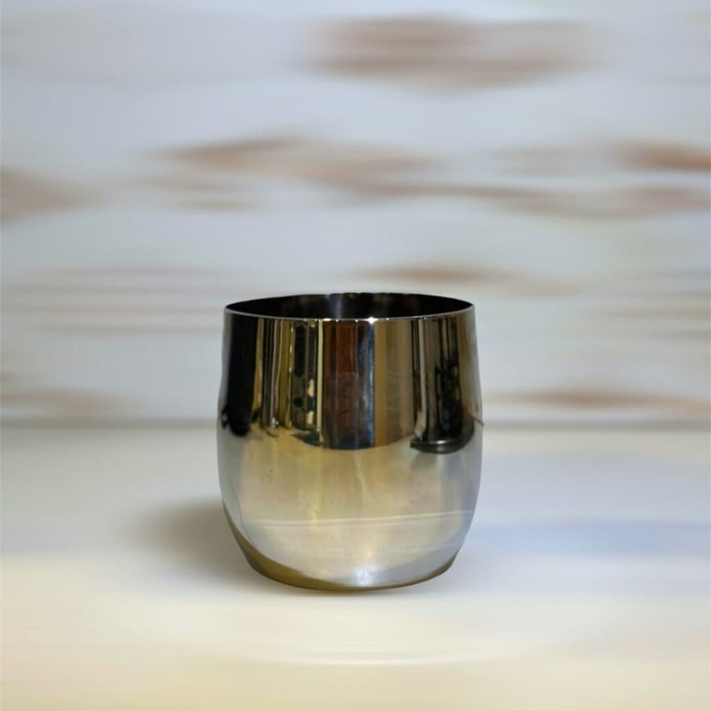 ROUND GLASS - STAINLESS STEEL(Pakistan Made)