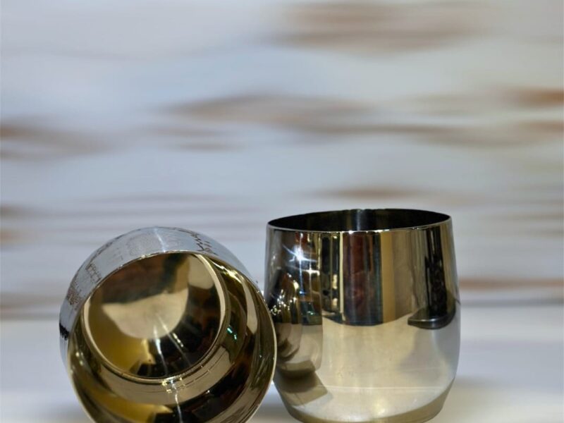 ROUND GLASS - STAINLESS STEEL(Pakistan Made)