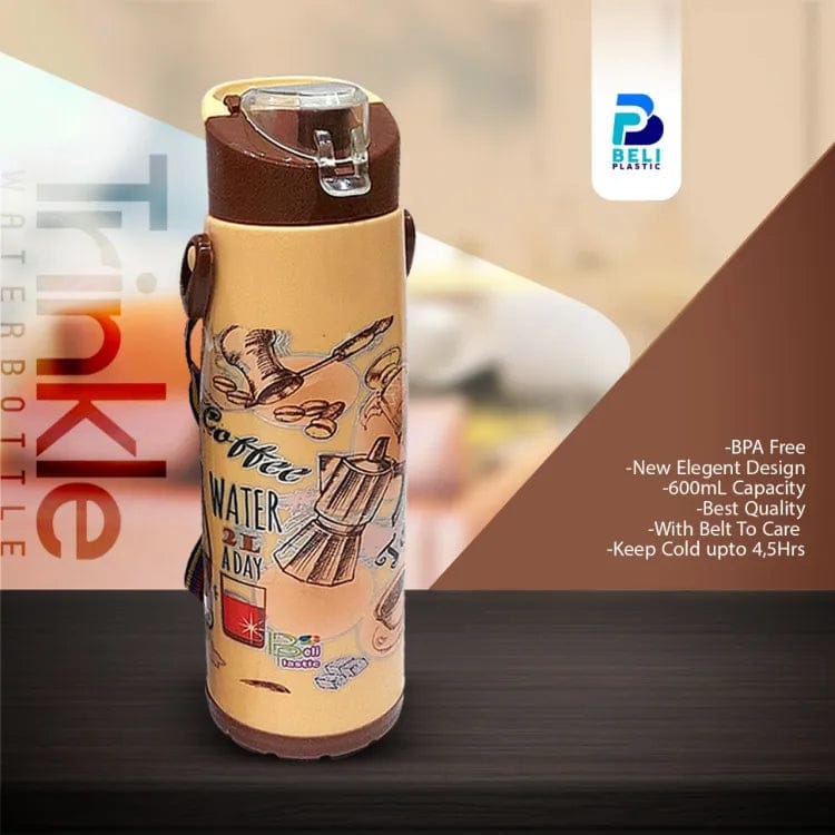 Trinkle Cool Water Bottle for Kids (500 ML) Random Colours