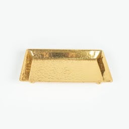 Rectangular tray Golden