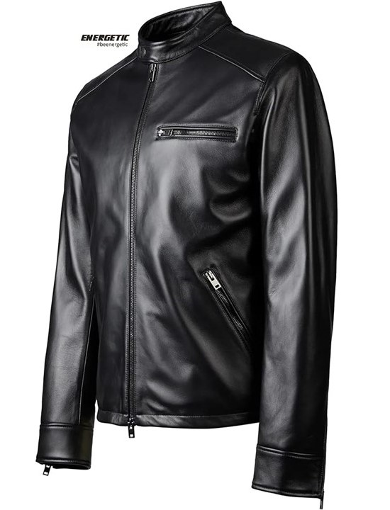 Latest High Quality New Style Men’s Black Lambskin Leather Jacket