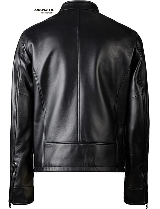 Latest High Quality New Style Men’s Black Lambskin Leather Jacket