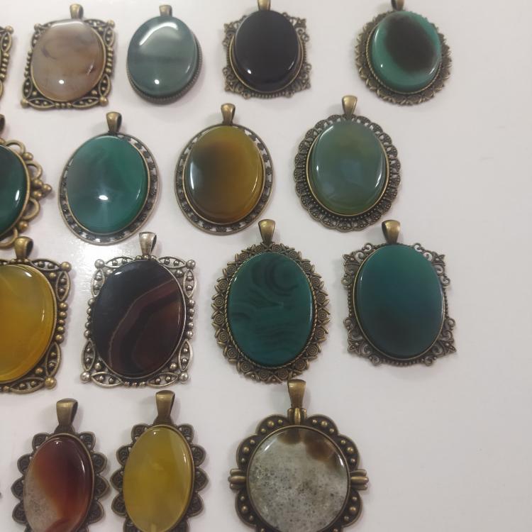 Agate Stone Pendants
