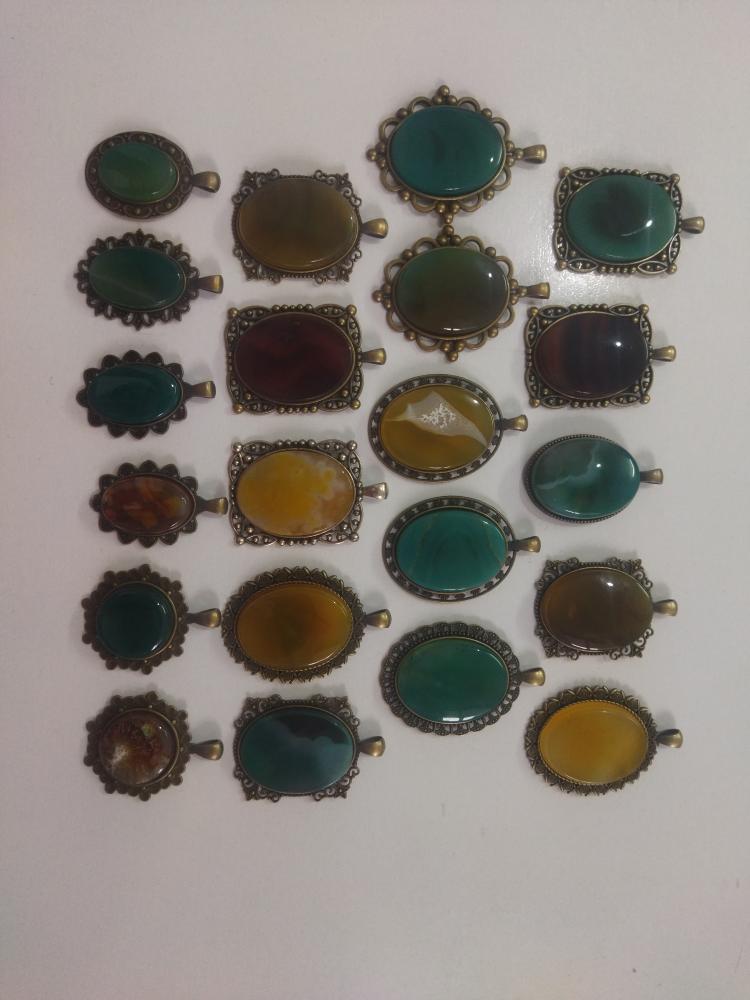 Agate Stone Pendants