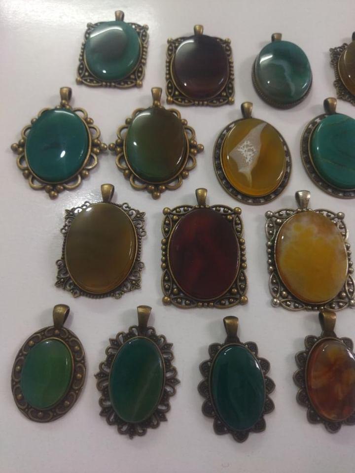 Agate Stone Pendants