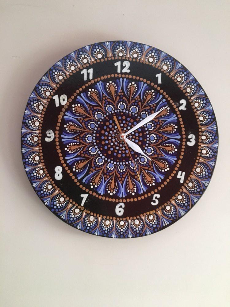 HANDPAINTED WALL CLOCK
